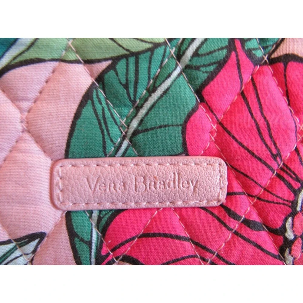 Vera Bradley Quilted Messenger/Tablet/Laptop Bag Vintage Floral Pattern